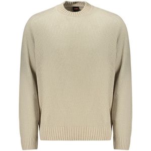 Hugo Boss - Ribbed Knit Jumper - Beige - Sweater