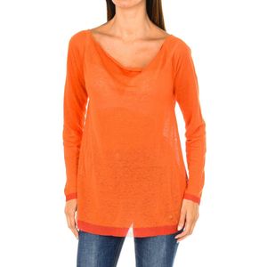 Linnen trui met lange mouwen C5W81-YU voor dames