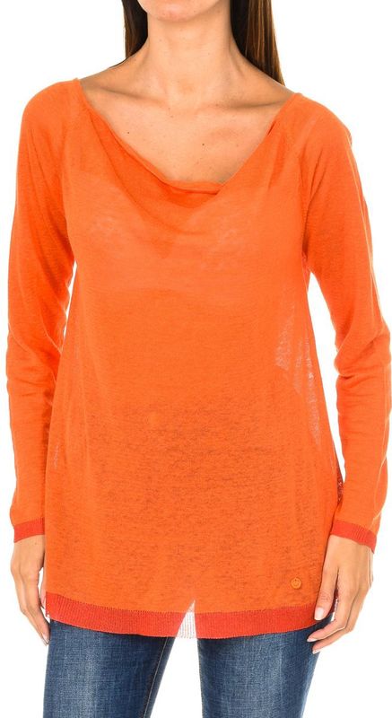 Linnen trui met lange mouwen C5W81-YU voor dames