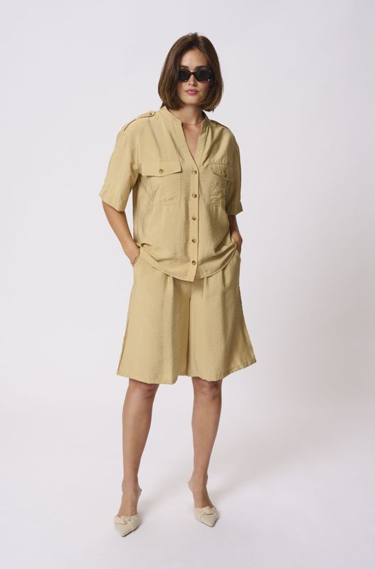 Kaffe - Blouse - Beige - Dames