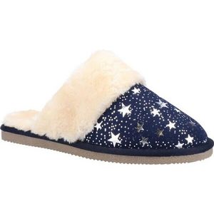 Hush Puppies Dames/Dames Arianna Stars Suede Slippers (Marine)