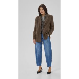 My Essential Wardrobe - Taramw Suede Blazer - Bruin - Dames