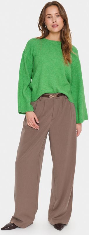 Saint Tropez - Larnasz Pullover - Groene Gebreide Trui - Dames