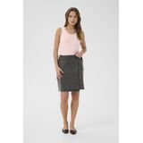 Jersey Top - KAomi - Slim Fit - Pink - Rib Tanktop voor Dames