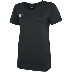 Umbro Dames/Dames Club Vrijetijds-T-shirt (Zwart/Wit)