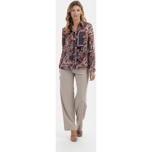 usha - Blouse qisha - Paisley - Langarm