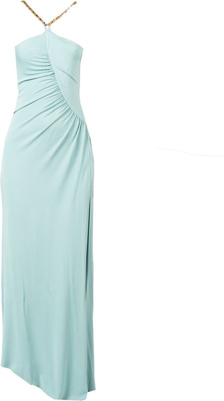 Pinko - Galajurk - Groen - Elegante Lange Jurk