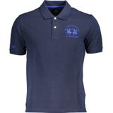La Martina - Poloshirt - Blauw - Katoen