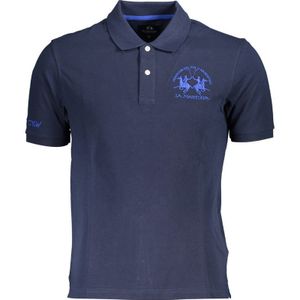 La Martina - Poloshirt - Blauw - Katoen