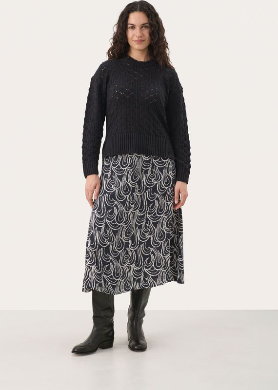 Pullover - Navy - Regular Fit - Lange Mouwen