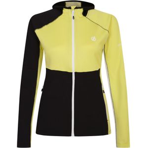 Dare 2B Dames/Dames Convey II Hooded Core Stretch Midlayer (Geel pruim/Zwart gemêleerd)