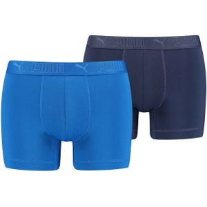 Puma Heren Actieve Boxershorts (Set van 2) (Blauw)