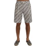 Dolce & Gabbana - Korte Broeken - Wit - Katoen/Linnen