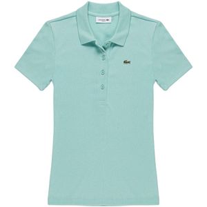 Lacoste Dames/Dames L.12.D Geribd Slim Poloshirt (Munt)