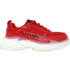 Plein Sport Brand Logo Red Sneakers - Maat 42