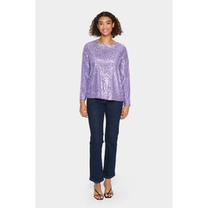 Blouse met lange mouwen Regular fit Violet Tulip purple