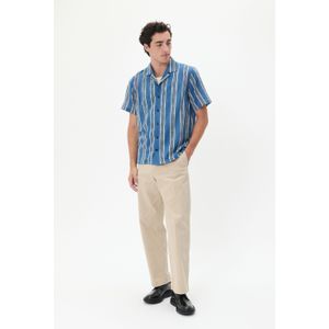 Overhemd met lang mouwen Regular fit navy