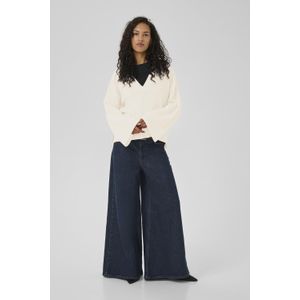 My Essential Wardrobe - Snow White V-Neck Pullover - Wit - Dames - Truien