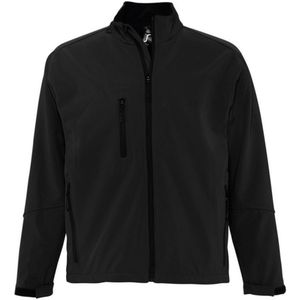 SOLS Heren Relax Soft Shell Jacket (ademend, Winddicht En Waterbestendig) (Zwart) - Maat 2XL