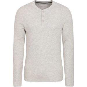 Mountain Warehouse Heren Selby Wafel Henley T-Shirt (Beige)