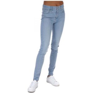 Levi's 720 Superskinny Jeans Met Hoge Taille - Lichtblauw - Dames - Maat 27 Kort