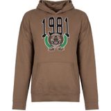 Guess - Klassieke Hoodie - Bruin - Katoen