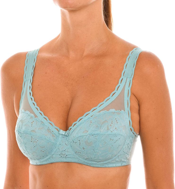 P0BVT - Ungepolsterter Bügel-BH - Floral - Dames