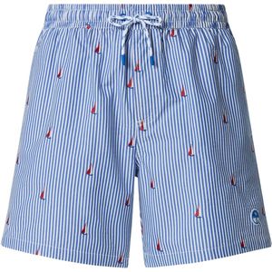 North Sails Zwembroek Gestreepte seersucker