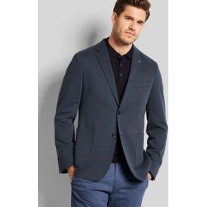 Blazer - Marine - Opgestikte Zak - Reverskraag - Lange Mouwen - Modern Fit