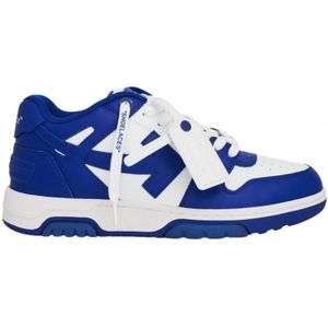 Off-White Out Of Office Leather Blue Sneakers - Maat 39