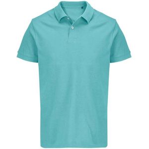 SOLS Unisex Adult Pacific Piqué Tweelingnaaldssteek Poloshirt (Zwembad Blauw)