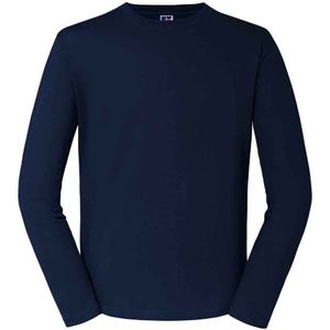 Russell Heren Klassiek T-shirt met lange mouwen (Franse marine)
