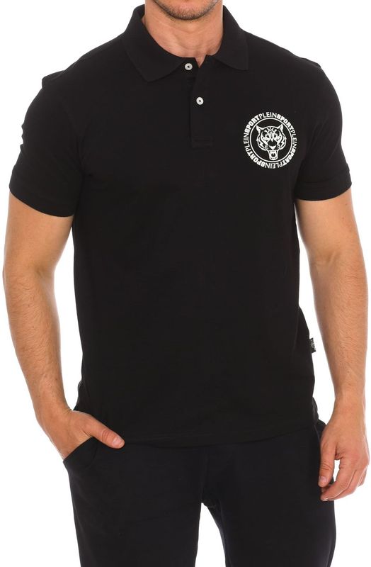Plein Sport - Polo met Korte Mouwen - Zwart - Heren - Katoen