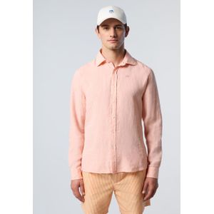 North Sails - Overhemd - Linnen - Met Geborduurd Logo