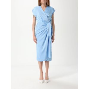 Wrap Midi Jurk Met Strik Taille