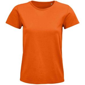 SOLS Dames/Dames Pioneer Organic T-shirt (Oranje)