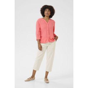 T-shirt - Heuplengte - 3/4 Mouwen - 70% Viscose - 30% Linnen