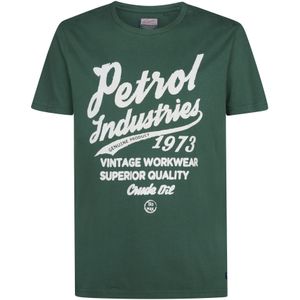 Petrol Industries - Heren Artwork T-shirt Workwear - Groen