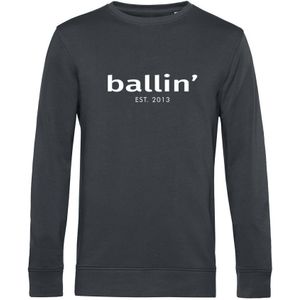 Ballin Est. 2013 Sweaters Basic Sweater Grijs - Maat 3XL