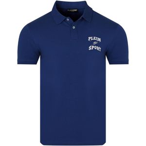 Plein Sport Small Logo Marineblauw Poloshirt