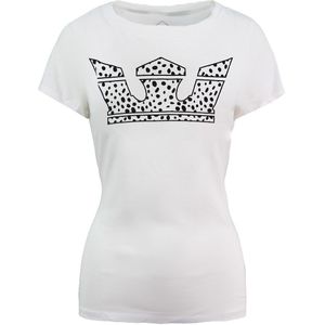 Supra - White Crown - T-shirt - Wit - Korte Mouw - Crew Neck
