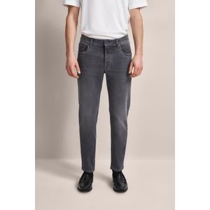 Donkergrijs - Jeans - 88% Katoen, 10% Polyester, 2% Elastaan - Modern Fit