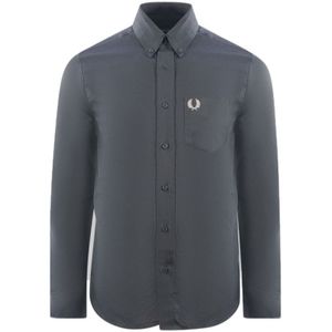 Fred Perry Oxford Black Casual Shirt