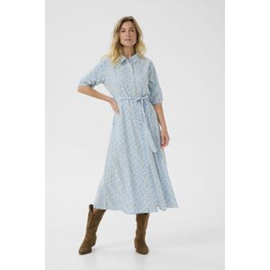 Jurk Feminine Blue Yellow Small Floral blue multi