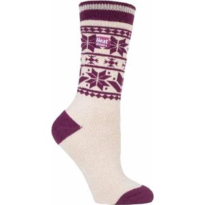 Heat Holders Thermische sokken met dun patroon voor dames - Whitebirk