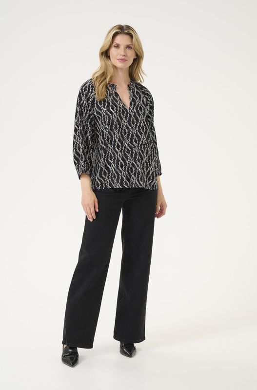 KAFFE - Sigrid - Damesblouse - Elegant - Casual Look