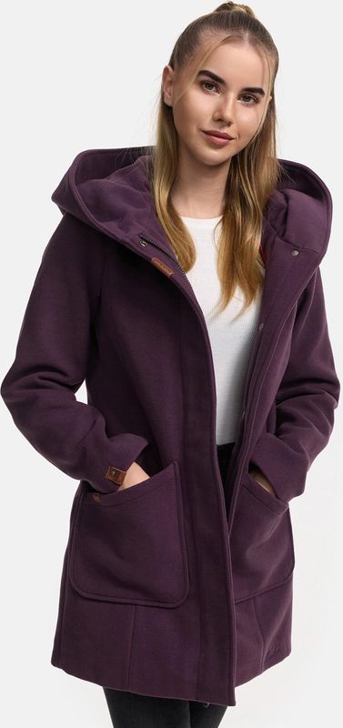 Marikoo - Maikoo - Winterjas - Elegante Damesjas - Wollen Vachtlook