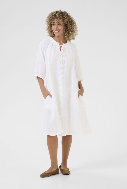 Cream - Bellis - Jurk - Wit - Tuniekjurken