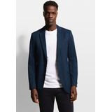 Blazer - Marine - Slim Fit - Reverskraag - Lange Mouwen