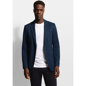 Blazer - Marine - Slim Fit - Reverskraag - Lange Mouwen